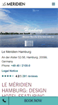 Mobile Screenshot of lemeridienhamburg.com